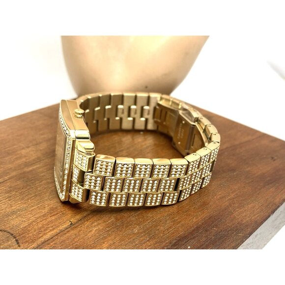 JBW Women's Watch J6386A Cristal Diamond Gold Stainless Steel Swiss Quartz 28mm - Picture 9 of 14